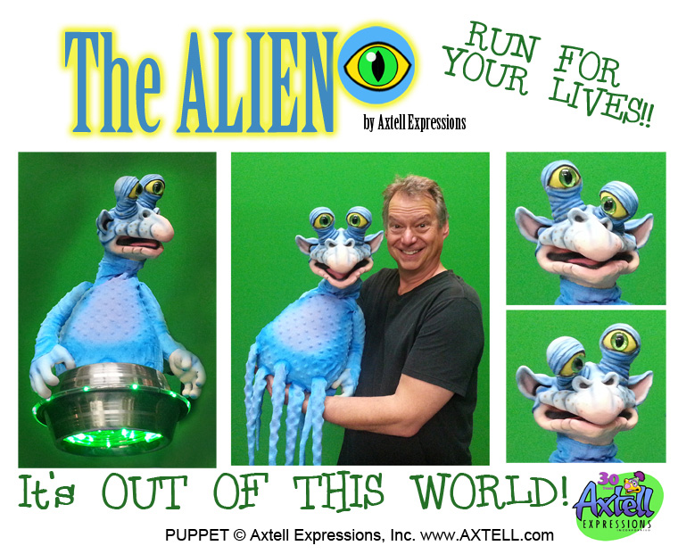 The Alien puppet by Axtell Expressions