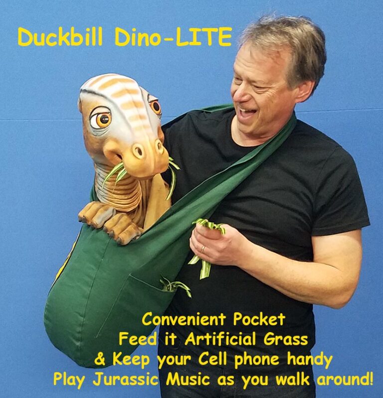 DuckBill Dino-LITE puppet by Axtell Expressions